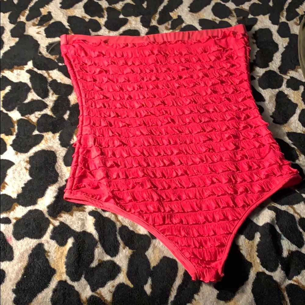 Pink one piece
